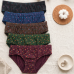 Women's Mid-Rise Cotton Hipster Panties (Set of 5) – Soft & Breathable Micro-Floral Printed Briefs